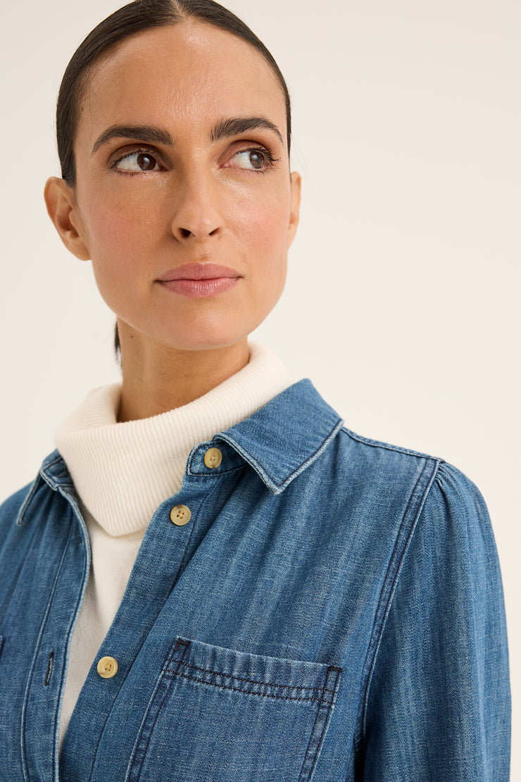 Dress - Citrine Chambray by Yarra Trail