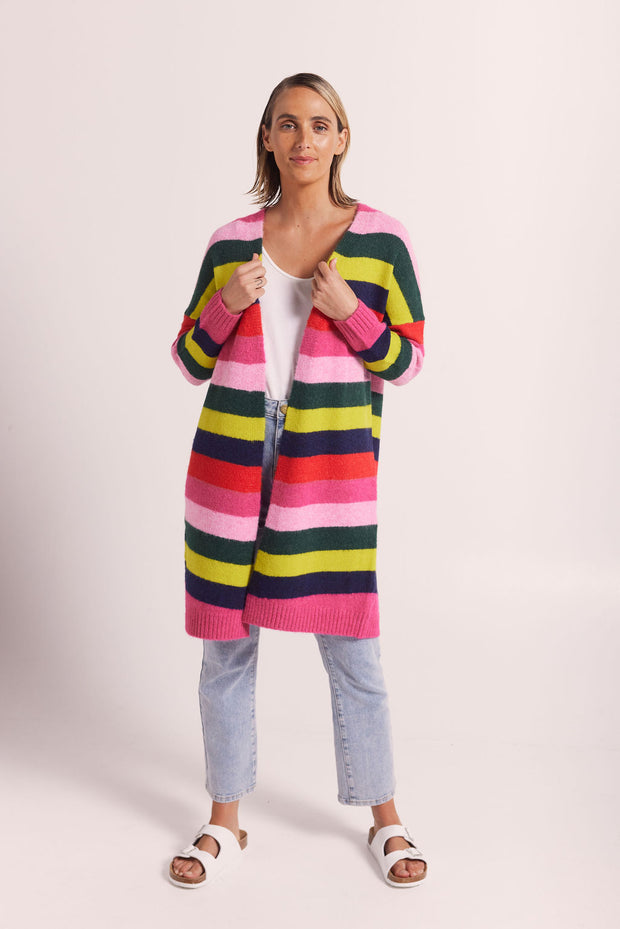 Cardigan - Wool Blend Multi by Wear Colour
