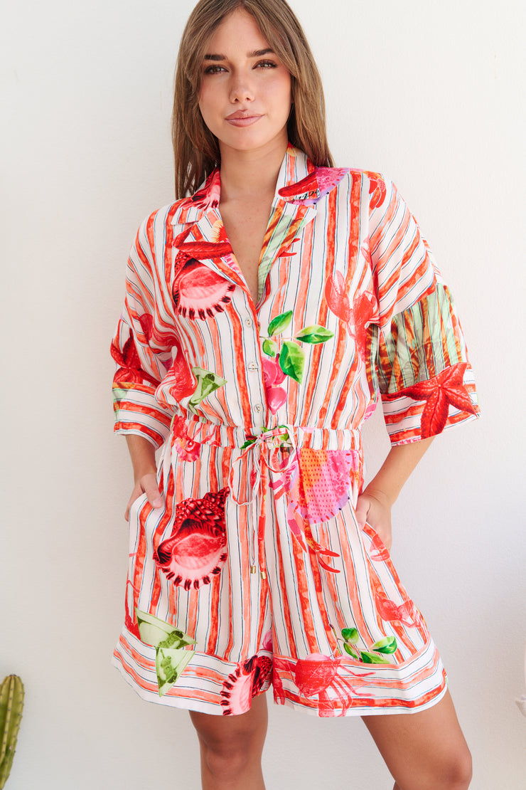 Jumpsuit - Pixie Jumpsuit Under the Sea by COLLECTIVO