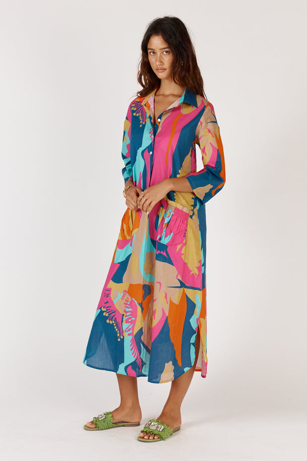 Dress - Lotus Bloom Midi by Rubyyaya