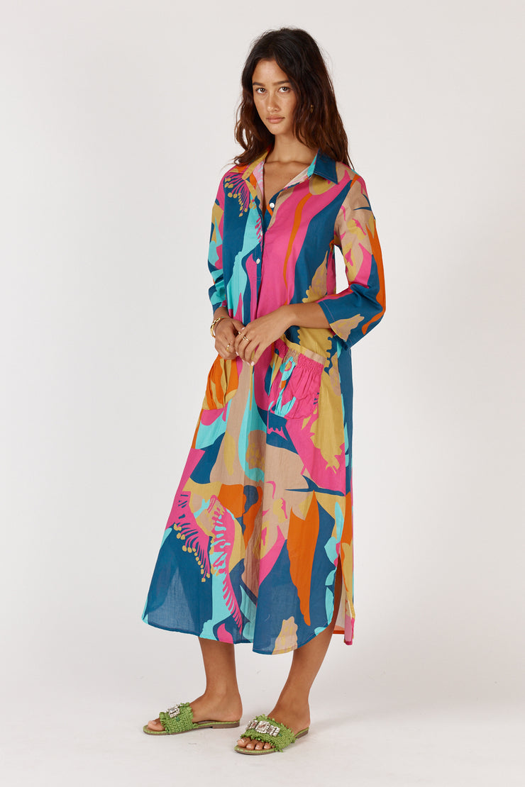 Dress - Lotus Bloom Midi by Rubyyaya