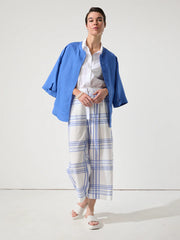 Top - Essential Linen Overshirt by Marco Polo