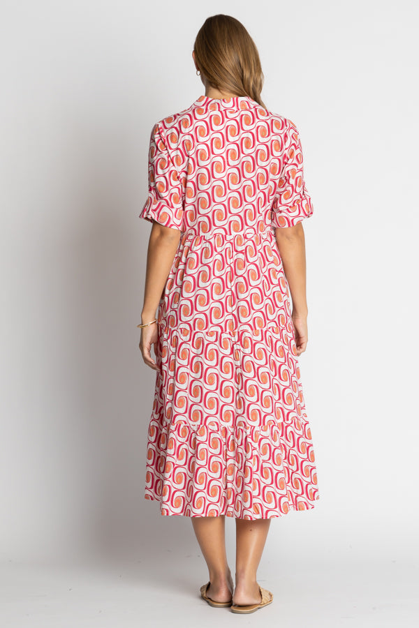 Dress - Nashville Cotton Button Midi