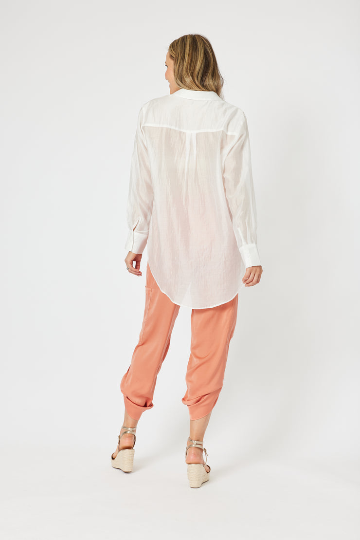 Top - Pearl Voille Shirt by Hammock & Vine