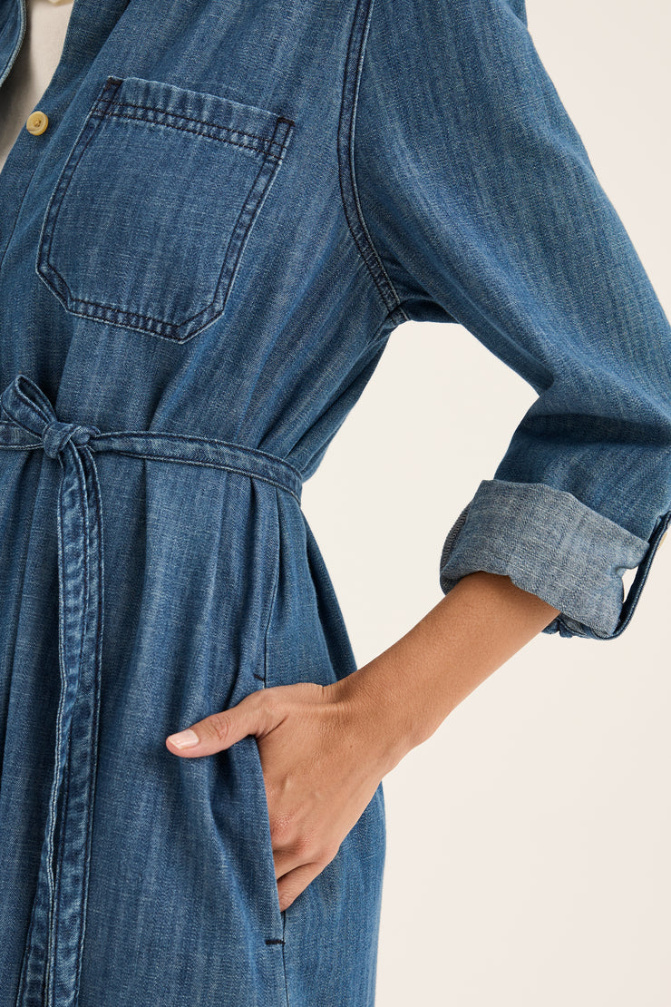 Dress - Citrine Chambray by Yarra Trail