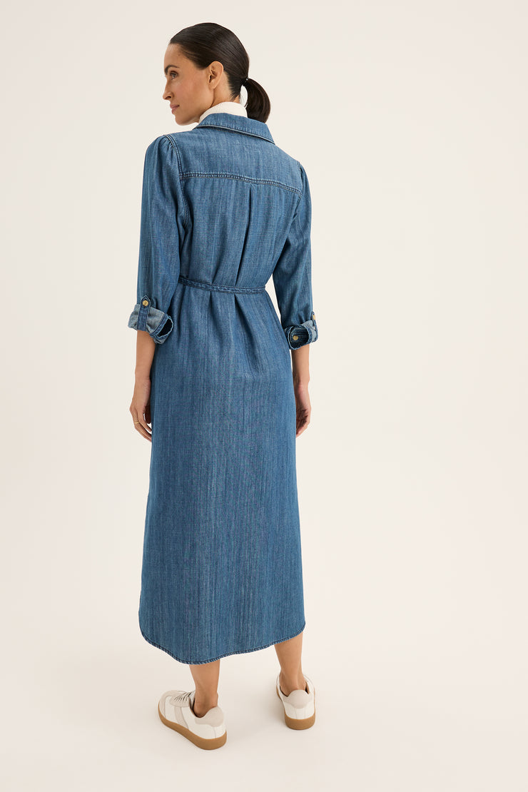 Dress - Citrine Chambray by Yarra Trail