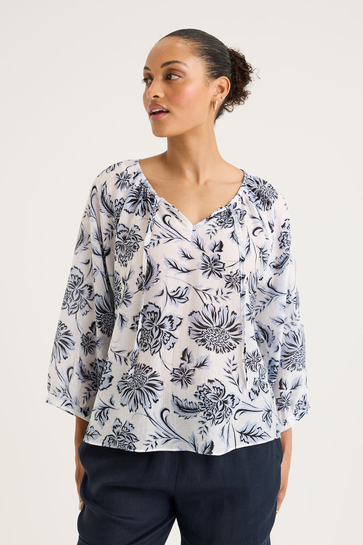 Top - Crystal Floral by Yarra Trail