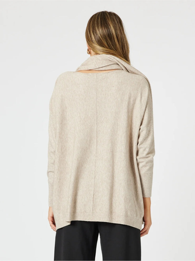 Jumper - Remy Knit Top with Matching Scarf