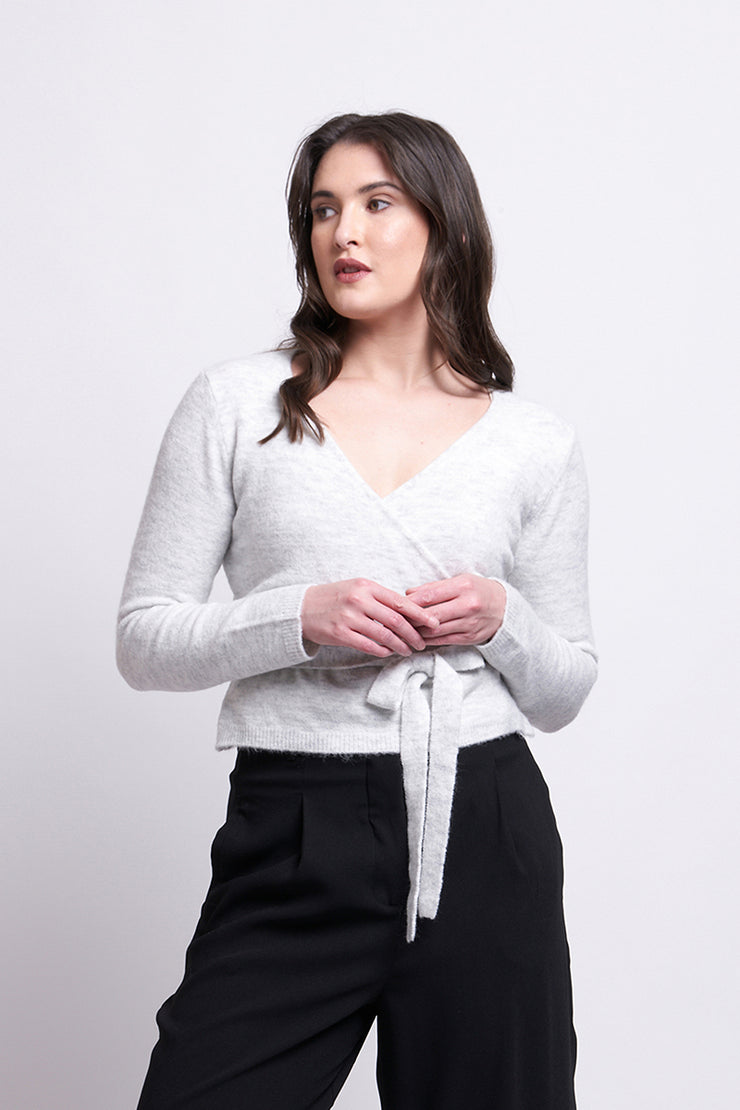 Cardigan - Slip It On Wrap Sweater by FOIL