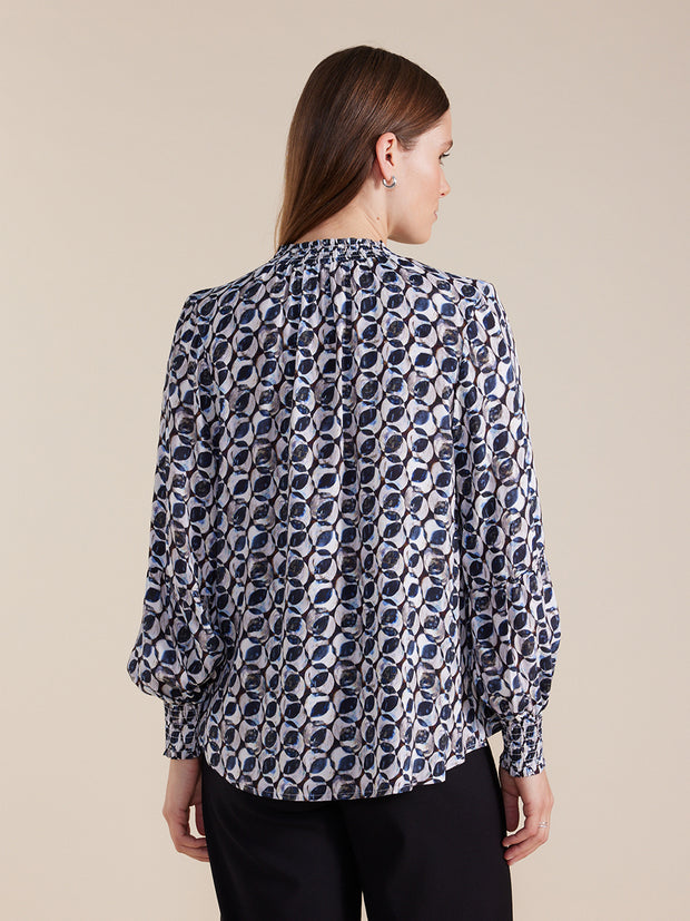 Top - Crystal Geo Shirred by Marco Polo