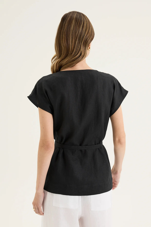 Top - Tirari Wrap by Yarra Trail