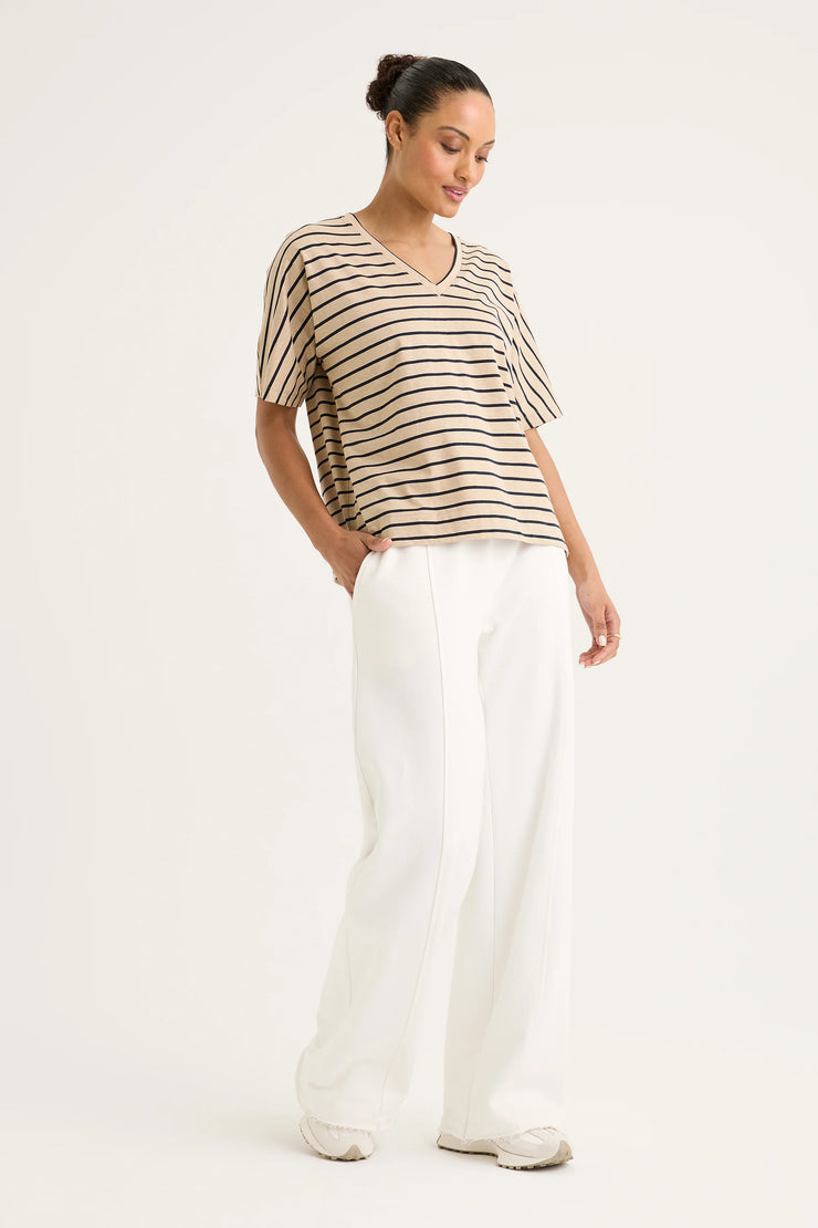 Top - Carbon Stripe Tee by Yarra Trail