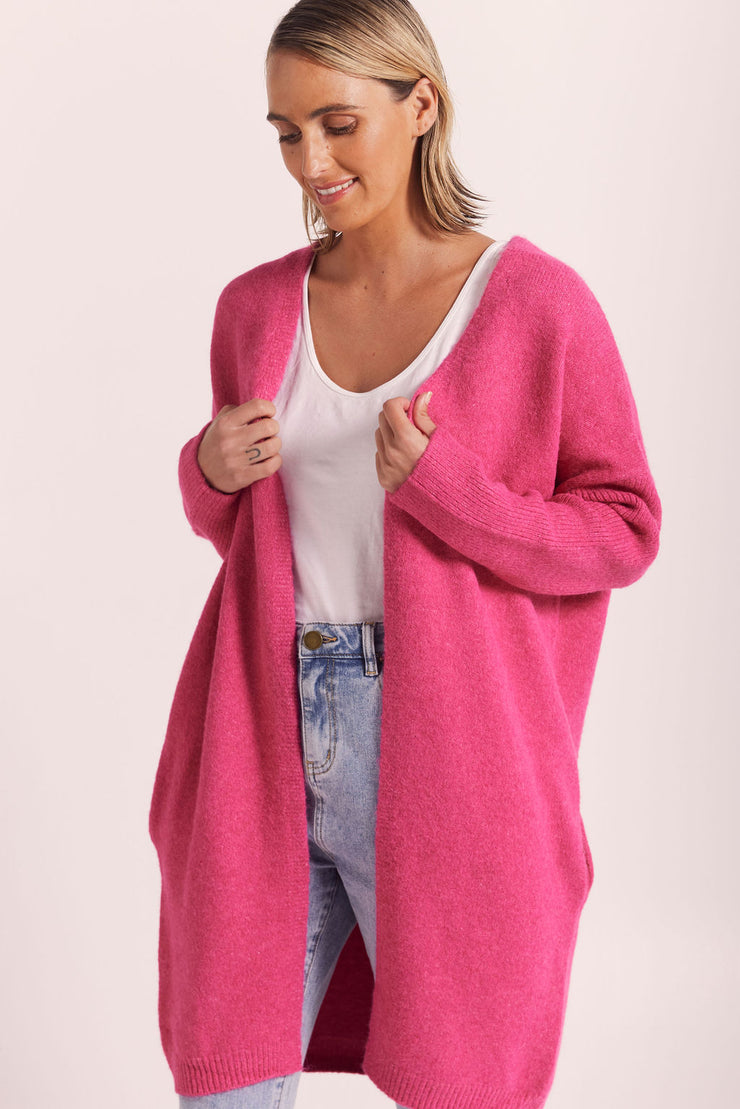 Cardigan - Long Wool Blend by Wear Colour