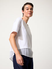 Top - Mesh Panelled by Marco Polo
