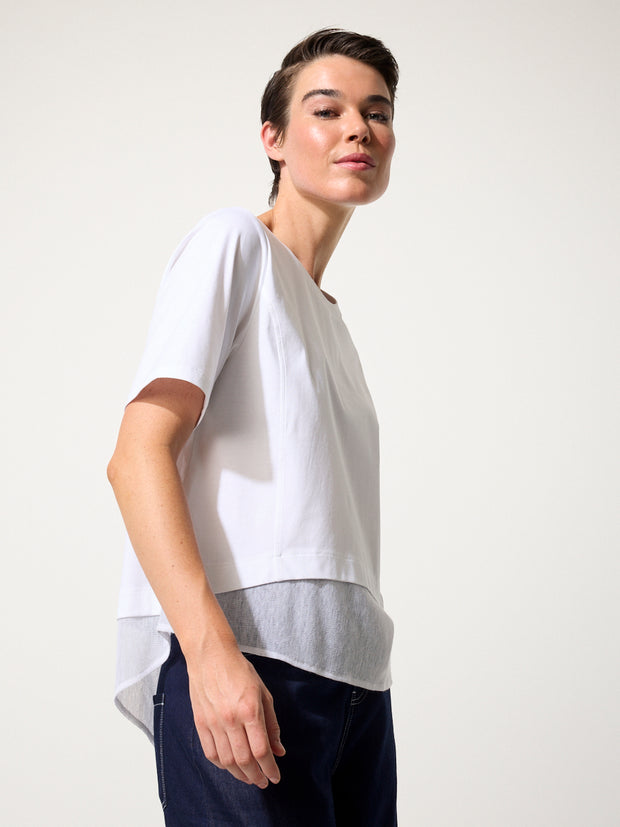 Top - Mesh Panelled by Marco Polo
