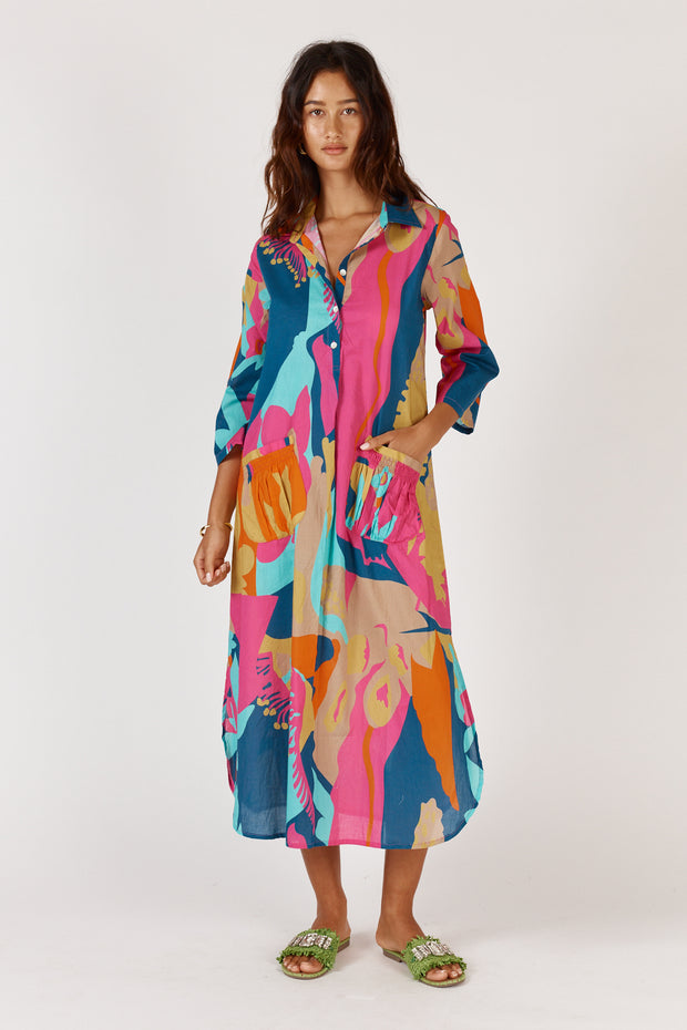 Dress - Lotus Bloom Midi by Rubyyaya