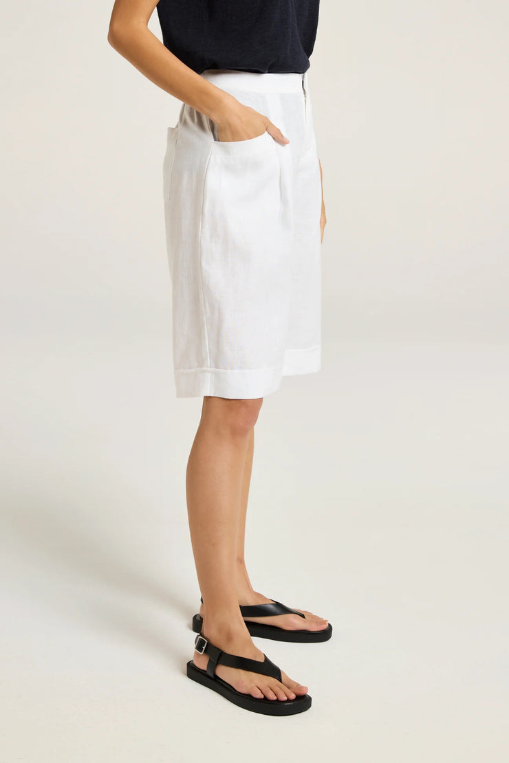 Pant - Bermuda Linen Short by Yarra Trail