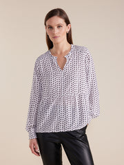 Top - Shirred SLV Petal by Marco Polo