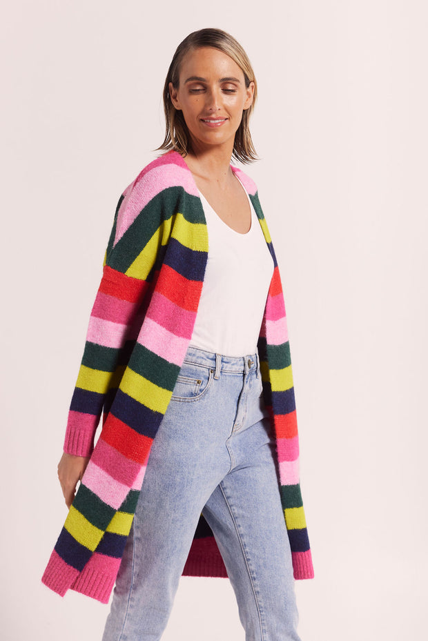 Cardigan - Wool Blend Multi by Wear Colour