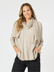 Jumper - Remy Knit Top with Matching Scarf