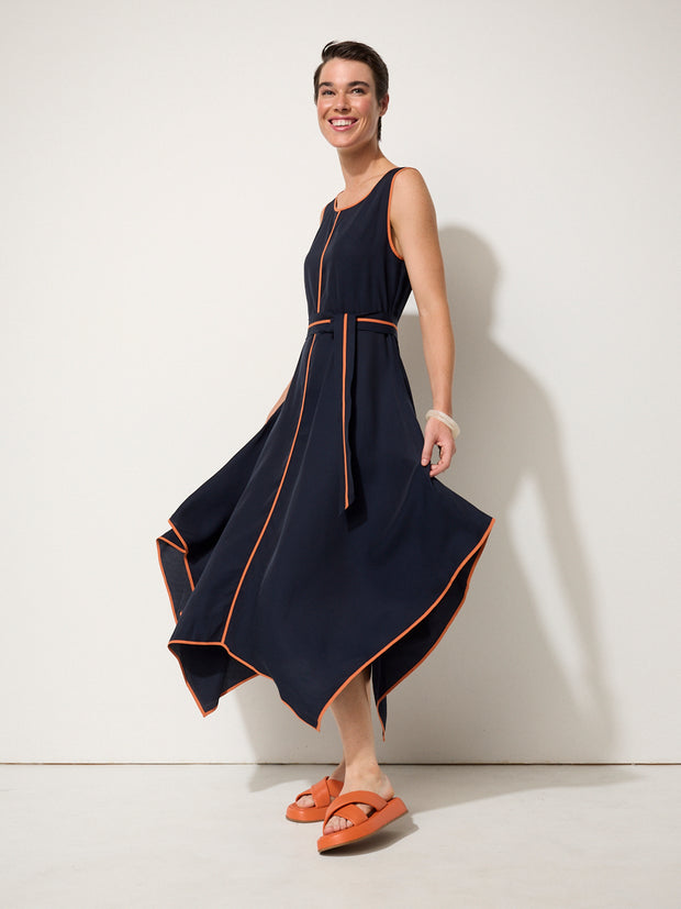 Dress - Waterfall Trim by MARCO POLO