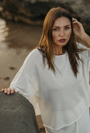 Top - Nautilus Short Sleeve Pullover by Talamaya