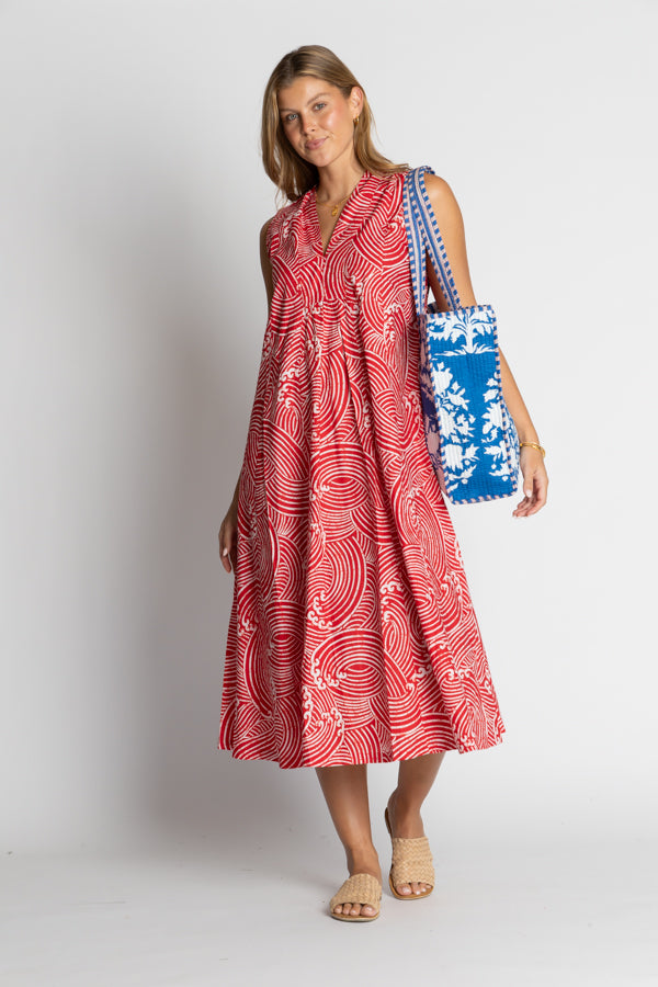 Dress - Casper Midi Cotton