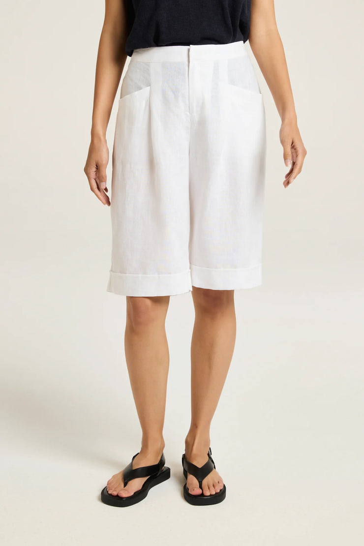 Pant - Bermuda Linen Short by Yarra Trail