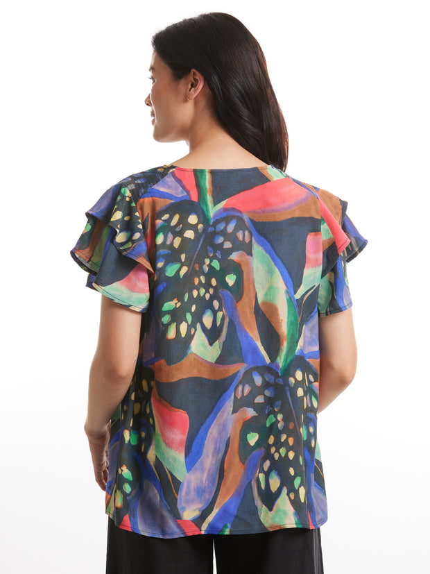 Top - Ruffle Night by Marco Polo