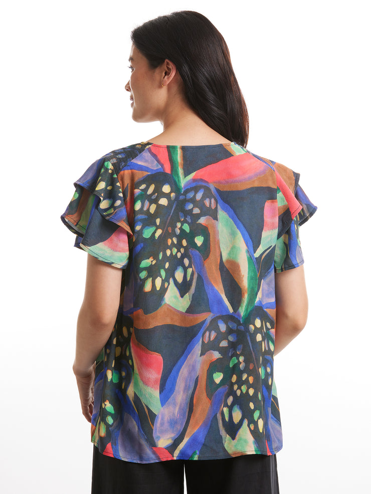 Top - Ruffle Night by Marco Polo