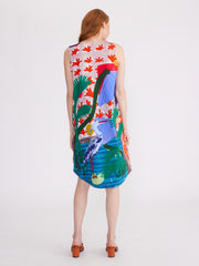 Dress - Crane Print by Yarra Trail