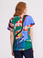 Top - Crane Print Tee by Yarra Trail