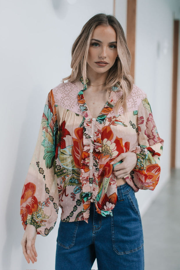 Top - St Tropez Lace Shirt by Joop & Gypsy
