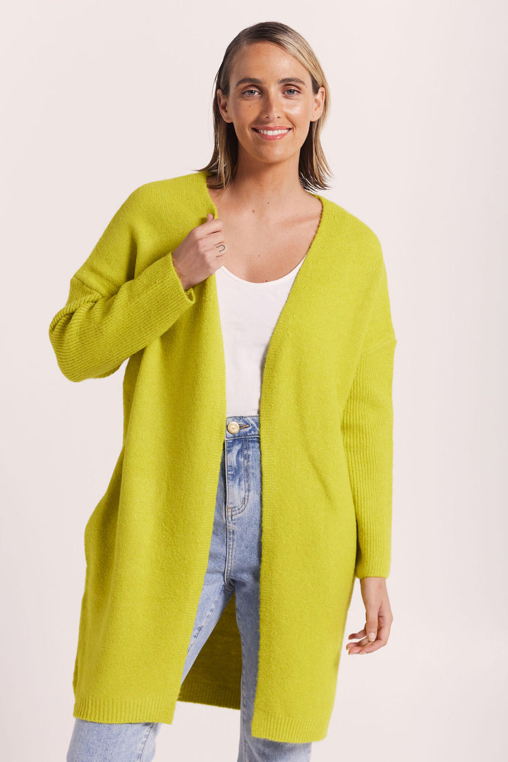 Cardigan - Long Wool Blend by Wear Colour