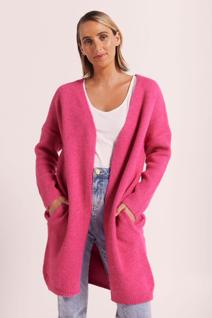 Cardigan - Long Wool Blend by Wear Colour