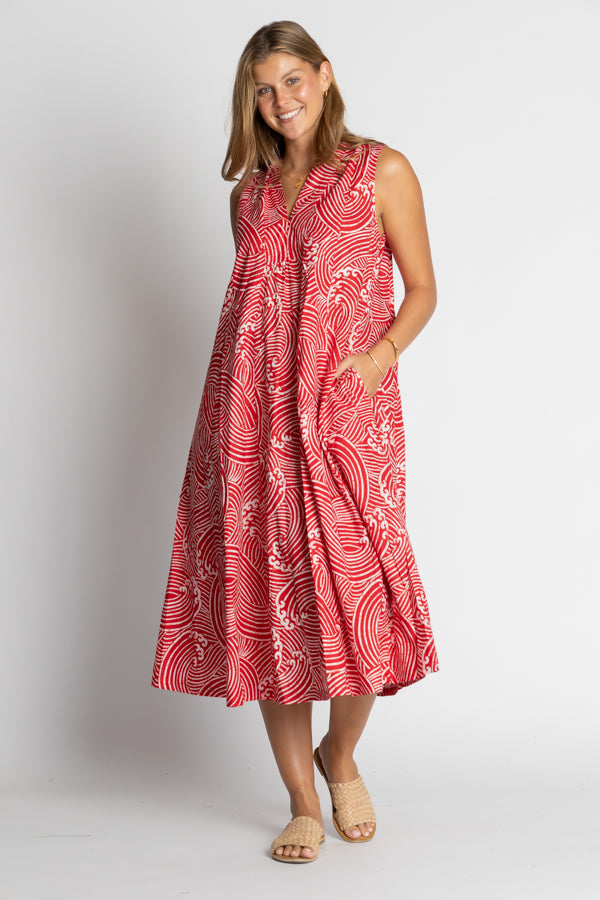 Dress - Casper Midi Cotton