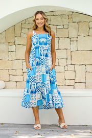 Dress - Blue Palm by Joop & Gypsy