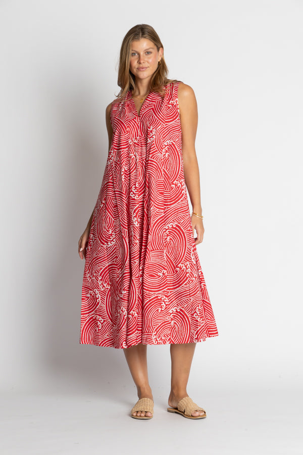 Dress - Casper Midi Cotton