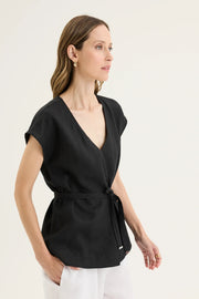 Top - Tirari Wrap by Yarra Trail