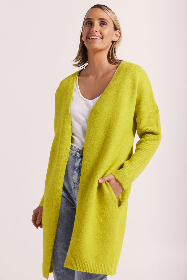 Cardigan - Long Wool Blend by Wear Colour