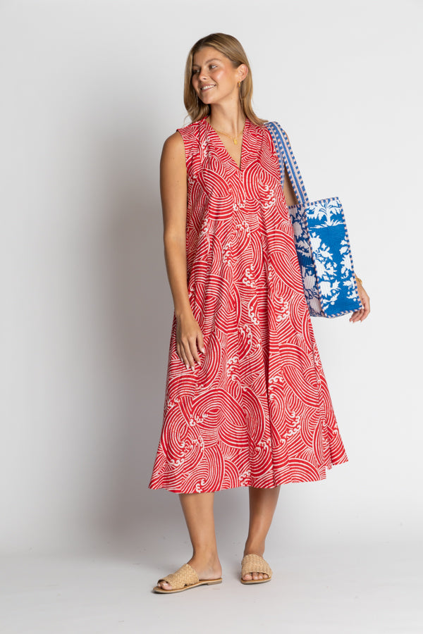 Dress - Casper Midi Cotton