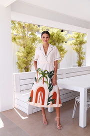 Dress - Cord Cotton Casa Palm by COLLECTIVO