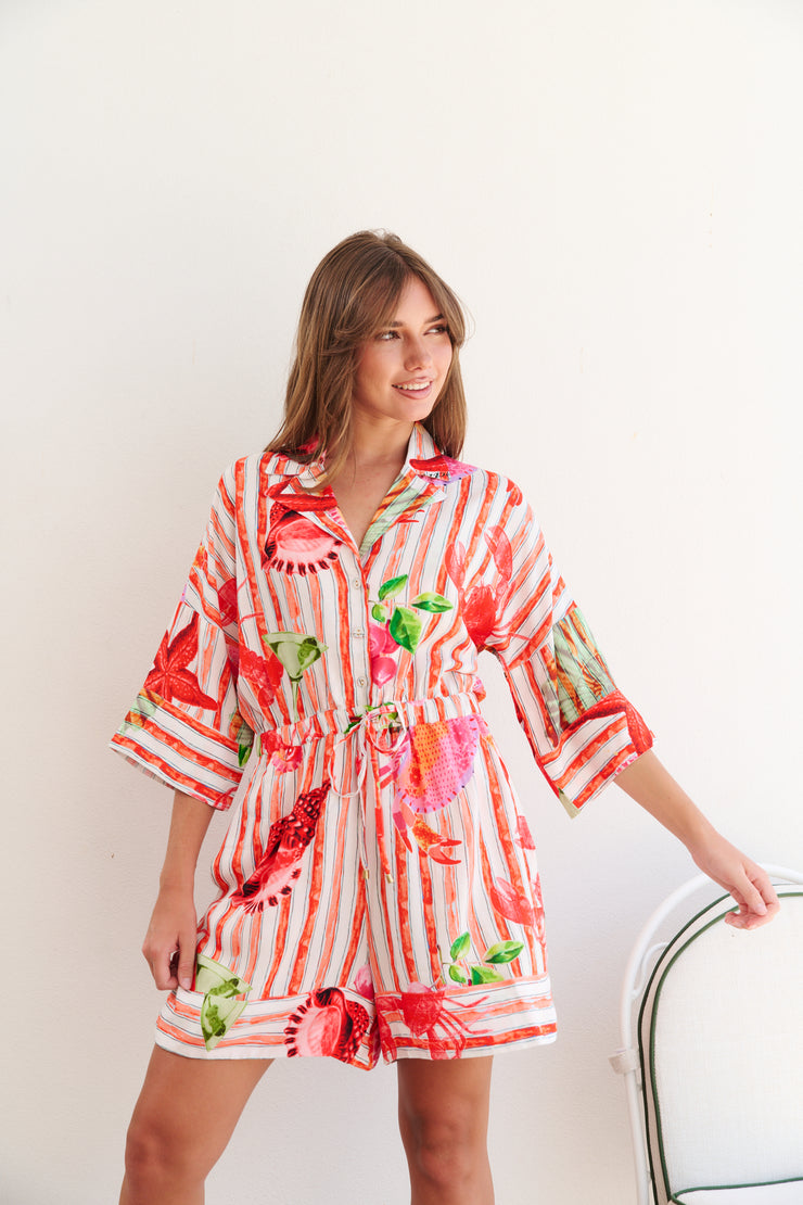 Jumpsuit - Pixie Jumpsuit Under the Sea by COLLECTIVO