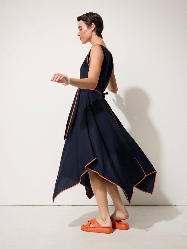 Dress - Waterfall Trim by MARCO POLO
