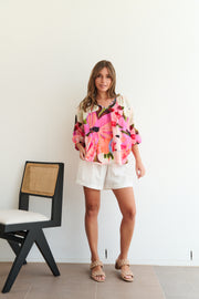 Top - Renee Blouse in Summer Blossom by COLLECTIVO