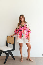 Top - Renee Blouse in Summer Blossom by COLLECTIVO