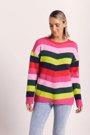 Jumper - Wool Blend Crew Neck Sweater by Wear Colour