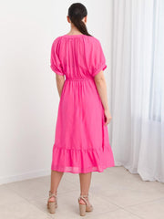 Dress - Silk in Pink