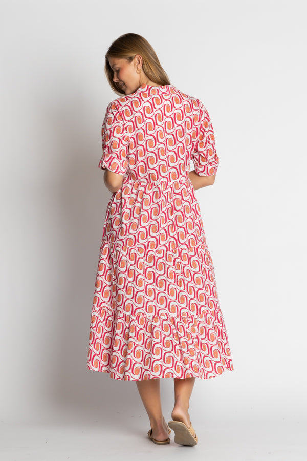 Dress - Nashville Cotton Button Midi