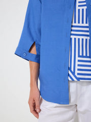 Top - Essential Linen Overshirt by Marco Polo